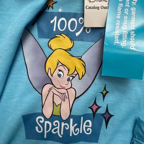 Vintage Disney tinkerbell pj set - Picture 2 of 3